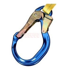 DBI-SALA 3M web shock-absorbing lanyard, overview with aluminum hook