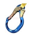DBI-SALA 3M web shock-absorbing lanyard, overview with aluminum hook