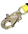 DBI-SALA 3M coated web shock-absorbing lanyard, close-up of a snap hook