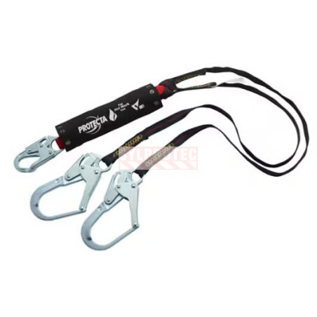 Protecta 3M Kevlar twin-leg Y lanyard for hot work, overview