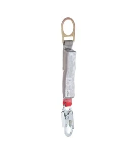 Protecta 3M Shock-Absorbing Lanyard in Webbing, Small Hook, 1.5 ft 1340260C