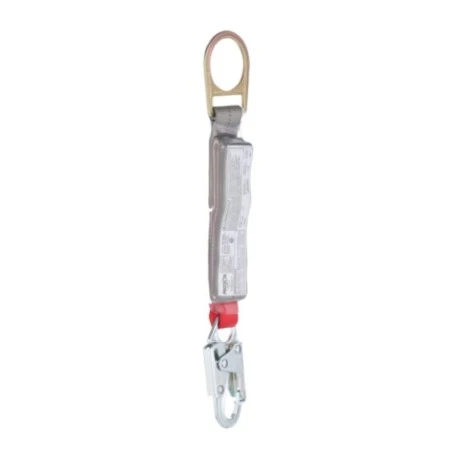 Protecta 3M Shock-Absorbing Lanyard in Webbing, Small Hook, 1.5 ft 1340260C