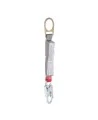 Protecta 3M Shock-Absorbing Lanyard in Webbing, Small Hook, 1.5 ft 1340260C