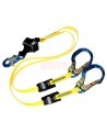Longe Y enduite arc crochets alu DBI-SALA 3M 1246600C, vue d’ensemble