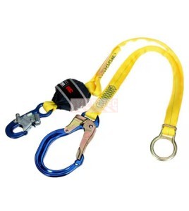 Single tie-back lanyard large aluminum hook DBI-SALA 3M 1246585C, view 1