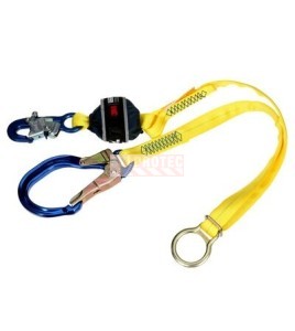 Single tie-back lanyard large aluminum hook DBI-SALA 3M 1246585C, view 6