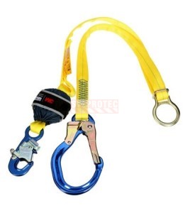 Single tie-back lanyard large aluminum hook DBI-SALA 3M 1246585C, view 7