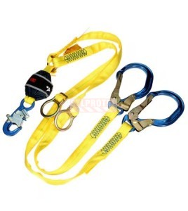 Longe Y à anneaux crochets aluminium 6 pi DBI-SALA 3M 1246596C, vue 3