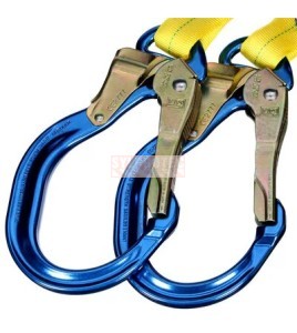 Longe Y à anneaux crochets aluminium 6 pi DBI-SALA 3M 1246596C, vue 5