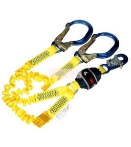 Stretch twin-leg lanyard aluminum hooks DBI-SALA 3M 1246588C, view 5