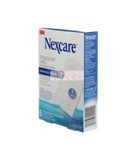 Boîte Nexcare Tegaderm H3584-CA vue de côté, paquet de 5 unités