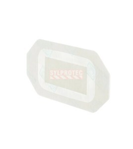 Pansement transparent Tegaderm H3584-CA vu en angle, pellicule imperméable