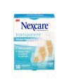 Boîte Nexcare transparent imperméable 432-50-CA, 50 pansements assortis, face française