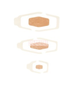 Les 3 formats de pansements transparents Nexcare 432-50-CA avec compresse havane