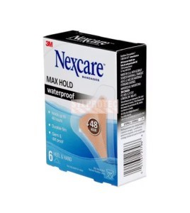 Boîte Nexcare MHWH-06-CA vue en angle avec code-barres