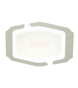 Pansement hydrocolloïde Nexcare AHD-06-CA seul, compresse blanche et bordure adhésive translucide
