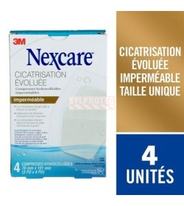 Boîte Nexcare AHD-06-CA avec bandeau cicatrisation évoluée imperméable, taille unique, 4 unités