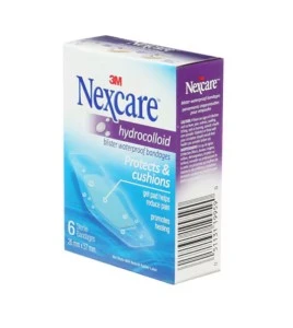 Nexcare BWB-06-CA box right angled view with side panel and barcode