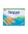 Nexcare ultra stretch flexible CS203-CA box, 80 assorted bandages, English side