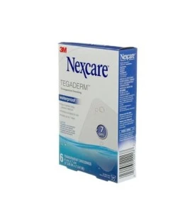 Boîte Nexcare Tegaderm H1624-06-CA vue en angle droit avec panneau latéral