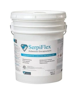 Encapsulant concentré pour l'amiante Fiberlock SerpiFlex, seau de 5 gal US