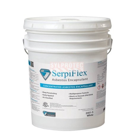 Fiberlock SerpiFlex concentrated asbestos encapsulant, 5 gal US pail