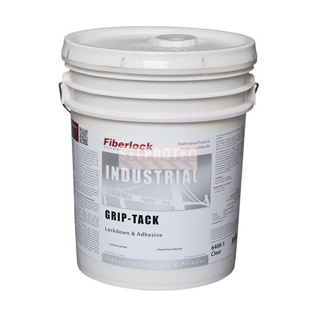Fixatif adhésif pour amiante et plomb Fiberlock Grip-Tack, seau de 5 gal US