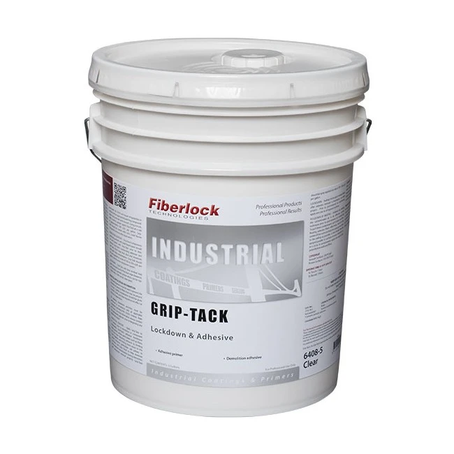 Fixatif adhésif pour amiante et plomb Fiberlock Grip-Tack, seau de 5 gal US