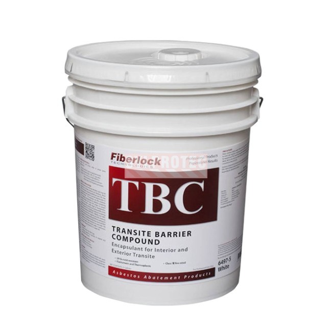 Fiberlock TBC exterior transite encasement coating, 5 gal US pail