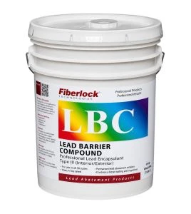 Fiberlock LBC encapsulant blanc pour peinture au plomb, intérieur et extérieur