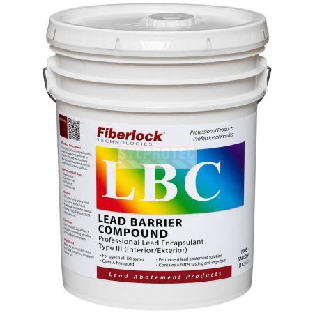 Fiberlock LBC White Lead Paint Encapsulant, Interior and Exterior
