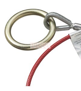 PeakWorks AS-21210 cable anchor sling, O-ring and cable thimble