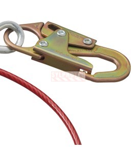 PeakWorks AS-21210 cable anchor sling, double-locking snap hook