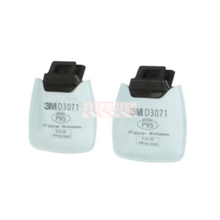 Filtre contre les particules D3071 Secure Click 3M, P95