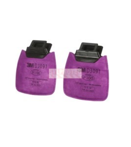 3M Secure Click Particulate Filter D3091, P100
