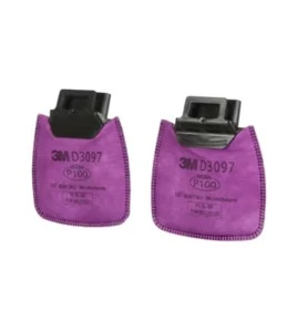 3M Secure Click Particulate Filter D3097, P100, Organic Vapor