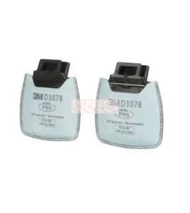 3M Secure Click Filter D3078, P95, Organic Vapor/Acid Gas