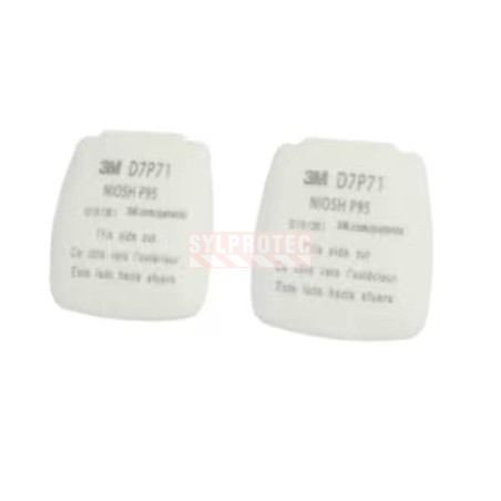 Filtre contre les particules D7P71 Secure Click 3M, P95