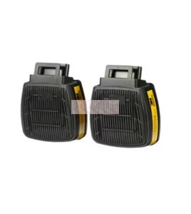 Cartouche vapeurs organiques et gaz acides D8003 Secure Click 3M