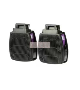 3M Secure Click Organic Vapor Cartridge/Filter D80921, P100