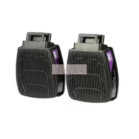3M Secure Click Organic Vapor Cartridge/Filter D80921, P100