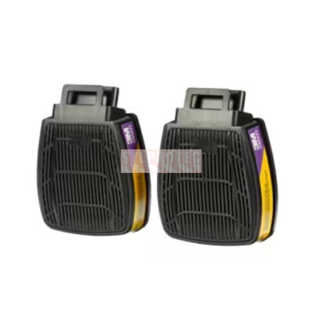 Cartouche/filtre VO et gaz acides D80923 Secure Click 3M, P100