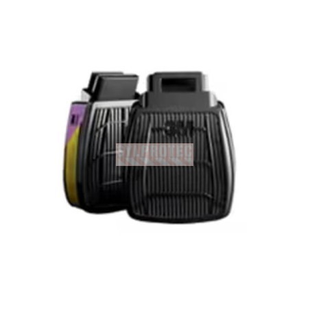 Cartouche/filtre mercure et multi-gaz D80929 Secure Click 3M, P100