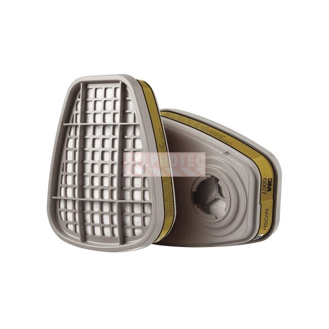 3M 6007 Cartridge, Organic Vapor, Acid Gas and Mercury Vapor - view 1