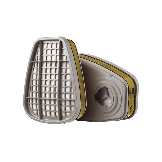 Cartouche 3M 6007, vapeurs organiques, gaz acides et mercure - vue 1