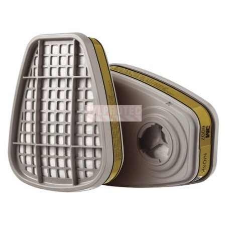 3M 6007 Cartridge, Organic Vapor, Acid Gas and Mercury Vapor - view 1
