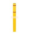Couvre-bollard de protection en PEHD Innoplast, rouge ou jaune - Bollard compatible : Ø 4-1/2 po × 64 po , Couleur : jaune