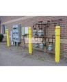 Innoplast HDPE safety bollard cover, red or yellow