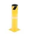 Vestil steel safety bollard, yellow - Height: 24 in , Diameter: 5-1/2 in