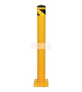 Bollard de protection en acier Kleton, 4-1/2 po de diamètre, jaune